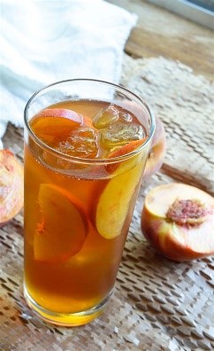 peach iced tea