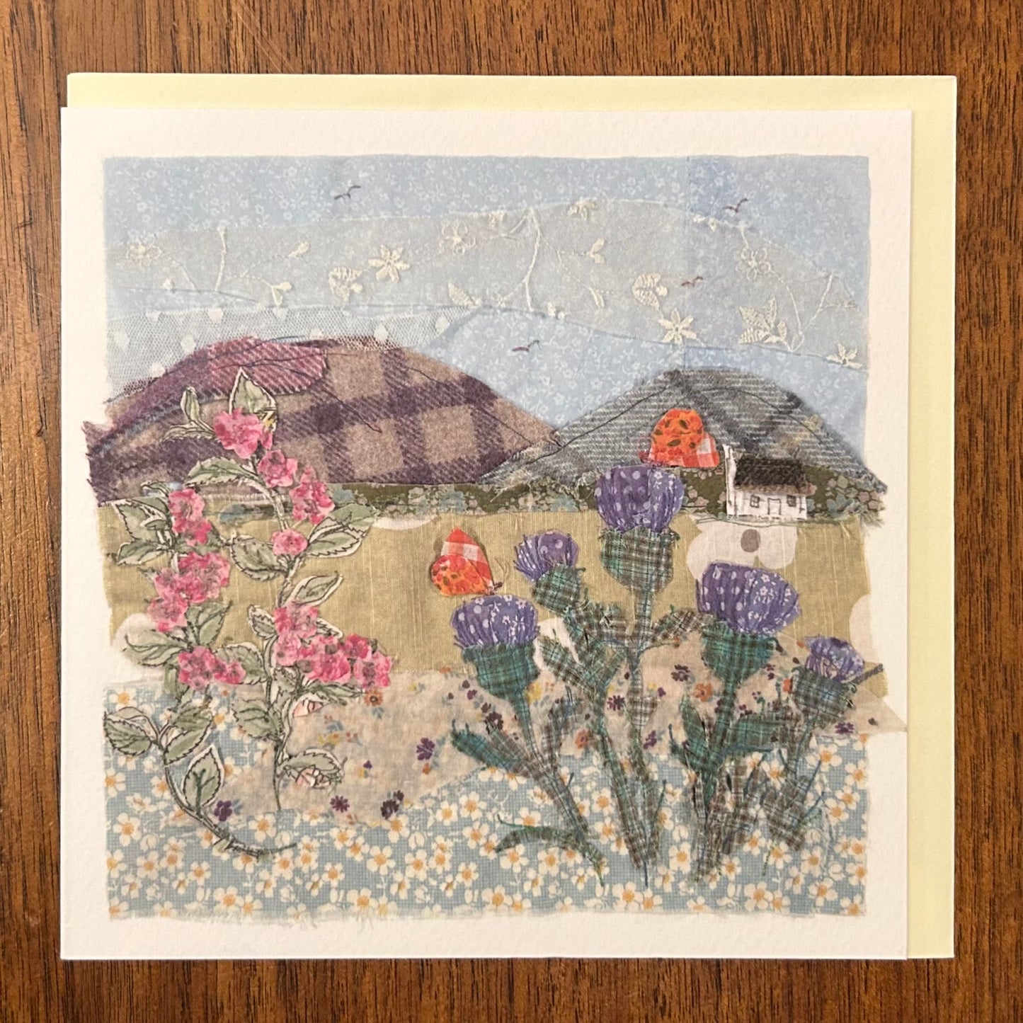 Greeting Card: Thistle Butterflies