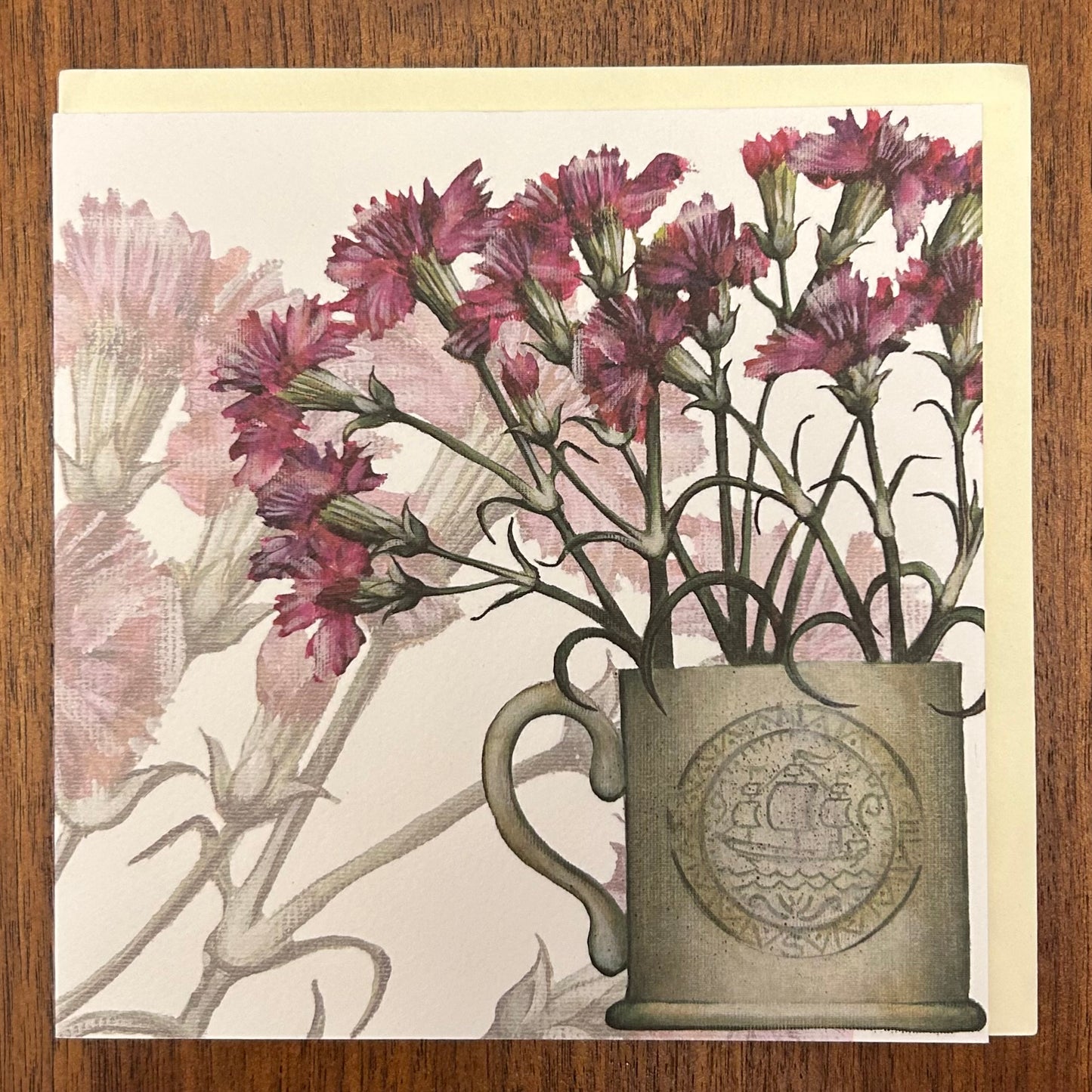 Greeting Card: Carnations