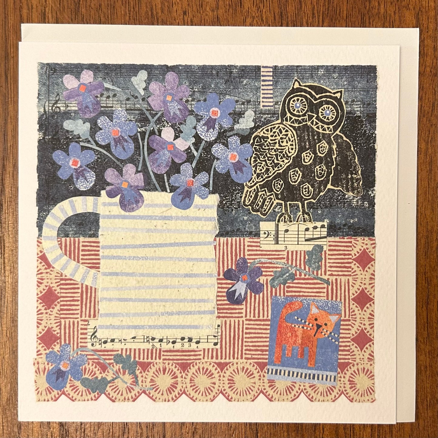 Greeting Card: Violas