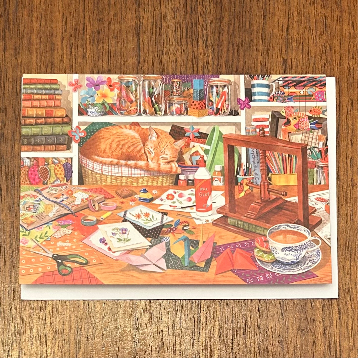 Greeting Card: Cats and Crafts