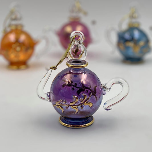 Glass Teapot Ornaments