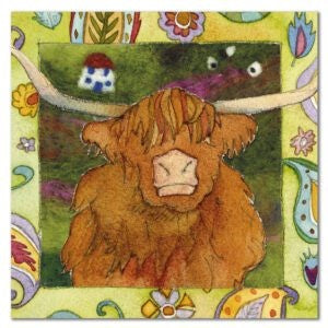 Greeting Card: Felted Coo