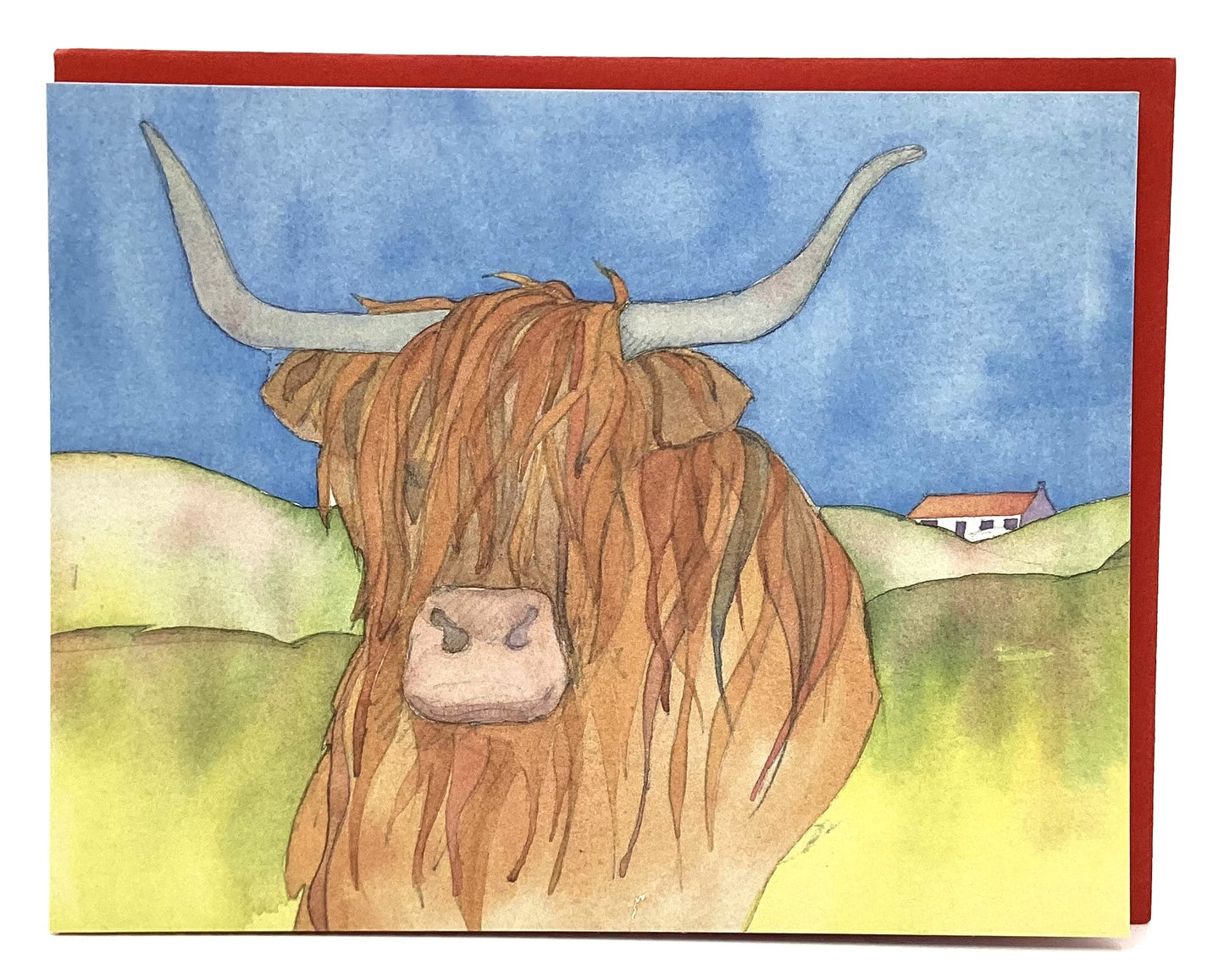 Greeting Card: Och Aye The Moo