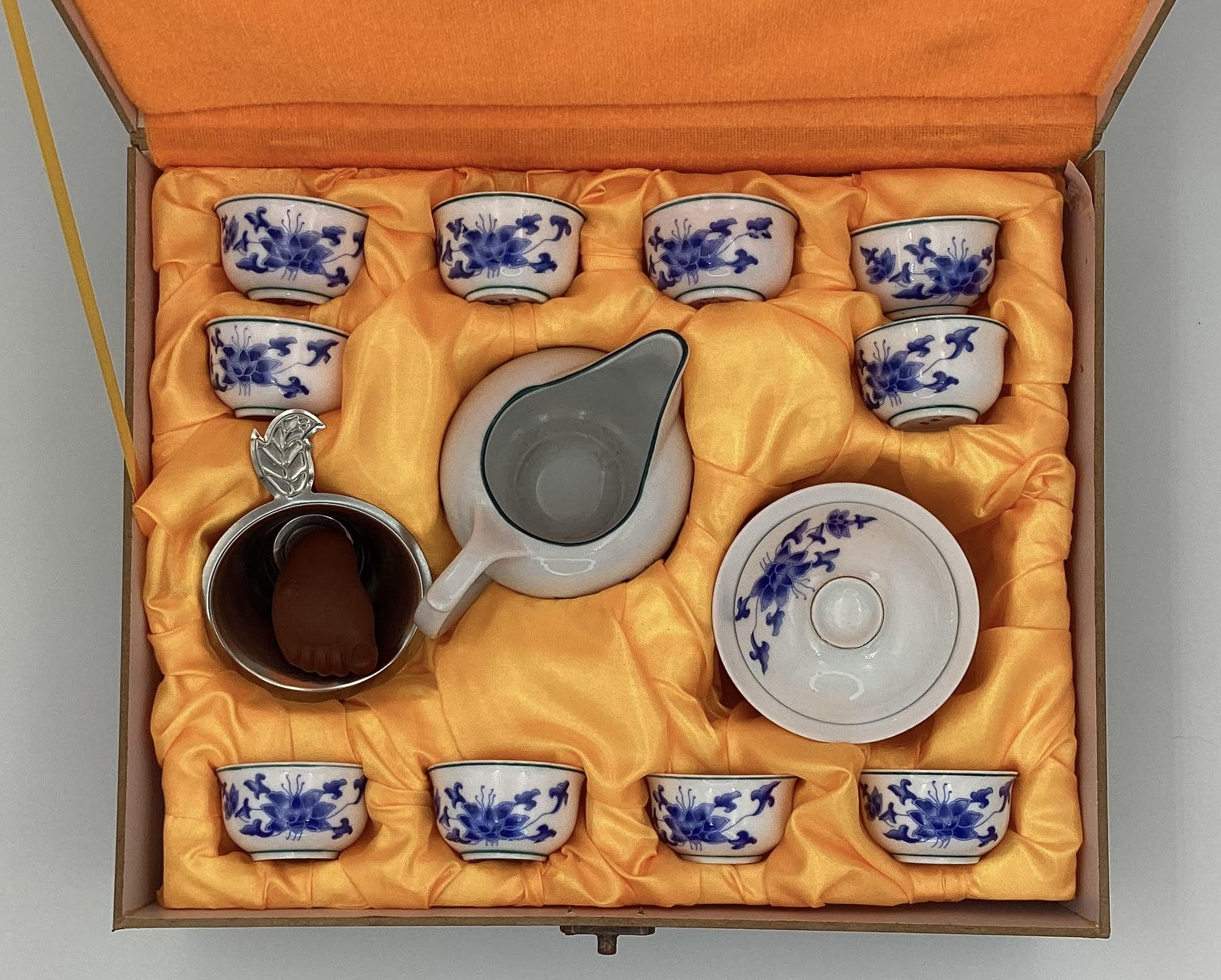 Cheng Yi Ceramics Bone Jade Porcelain Gaiwan Boxed Tea Set – The