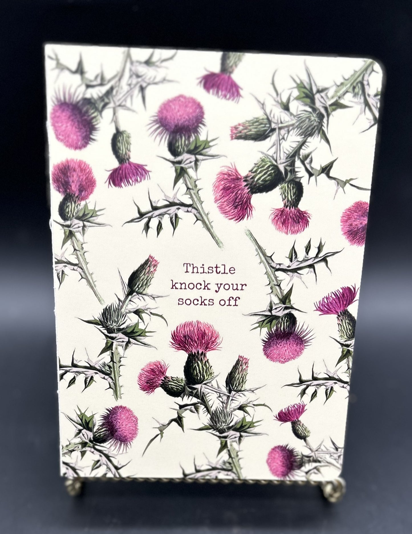 Scottish Thistle Notebook