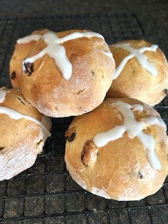 EASY HOT CROSS BUNS AND HOT CROSS SCONES