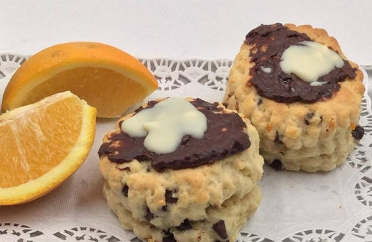 chocolate and orange scones