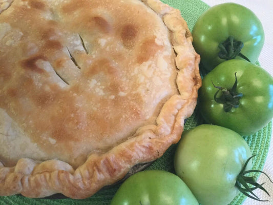 green tomato pie