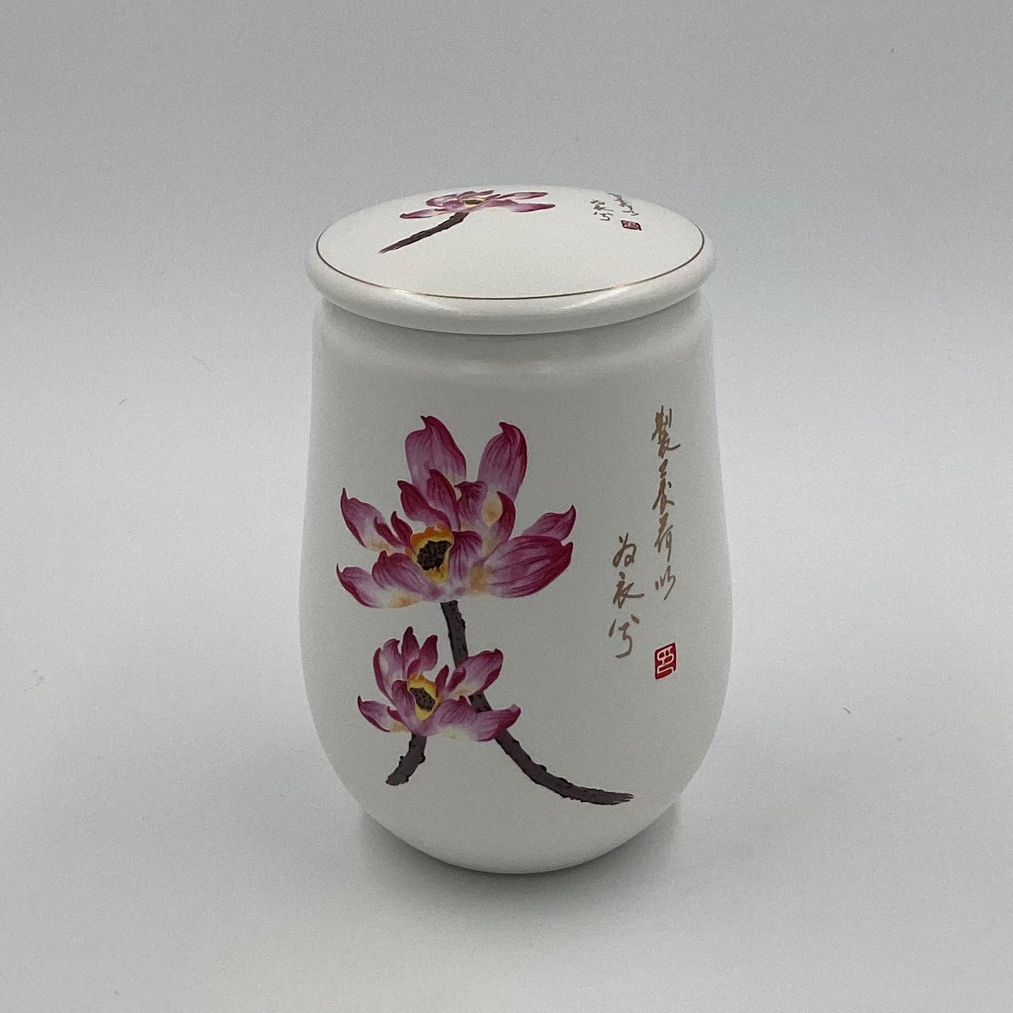 Ceramic Floral Tea Storage Container