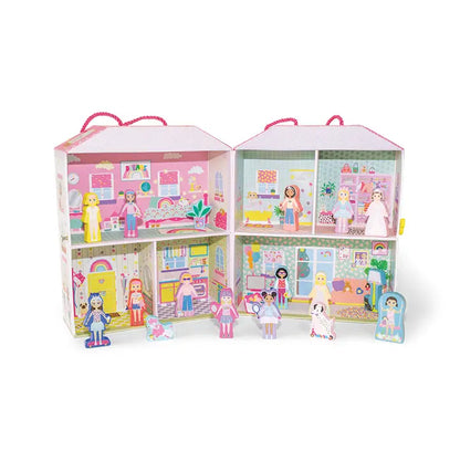 “Best Friends” Children’s Playhouse with Wooden Figures