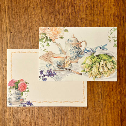 Greeting Card: Teatime Giftcard Holder