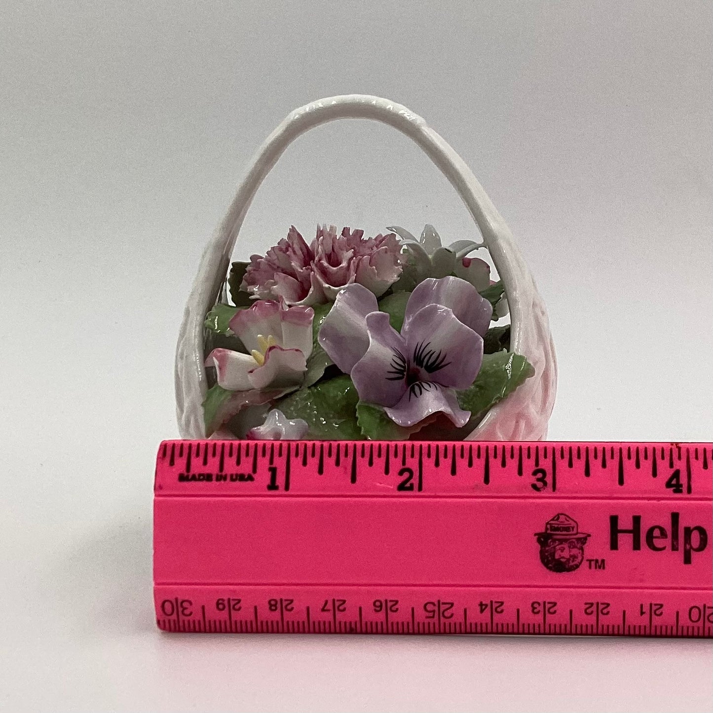 Porcelain Flower Basket