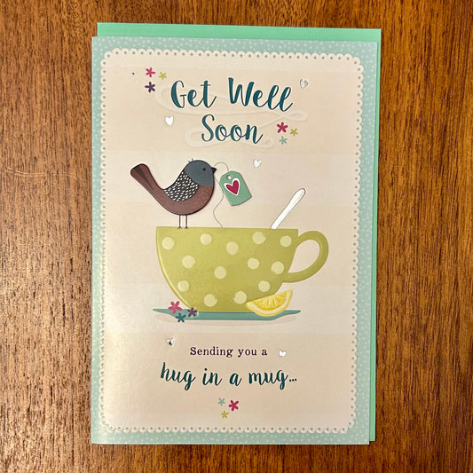 Greeting Card: Hug in a Mug