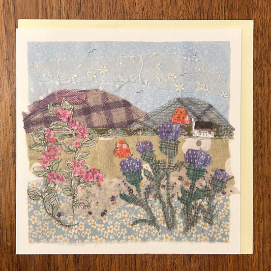 Greeting Card: Thistle Butterflies