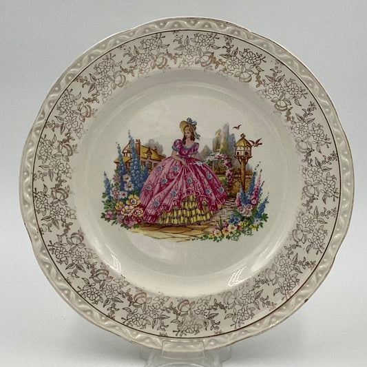 J.H. Weatherby Decorative Crinoline Lady Plate