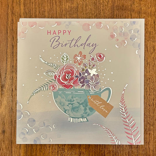 Greeting Card: Happy Birthday with Love