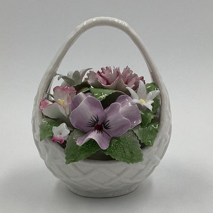 Porcelain Flower Basket