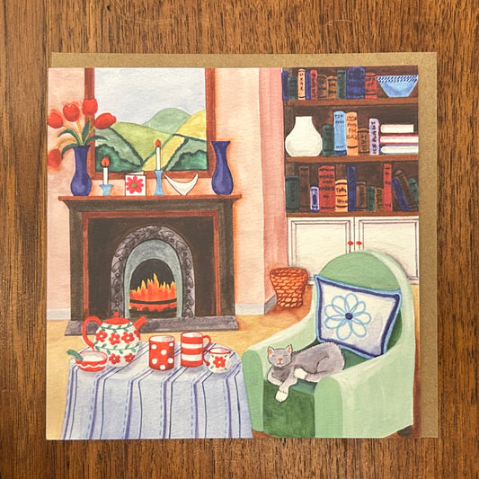 Greeting Card: Time 4 a Tea