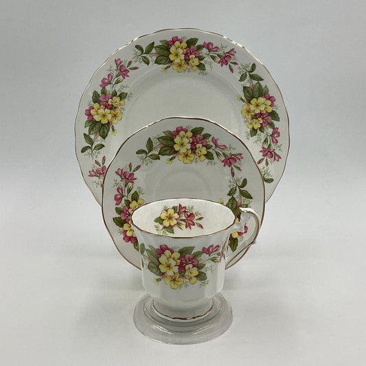 Vintage Teacup and Saucer Trio