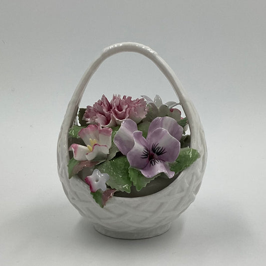Porcelain Flower Basket