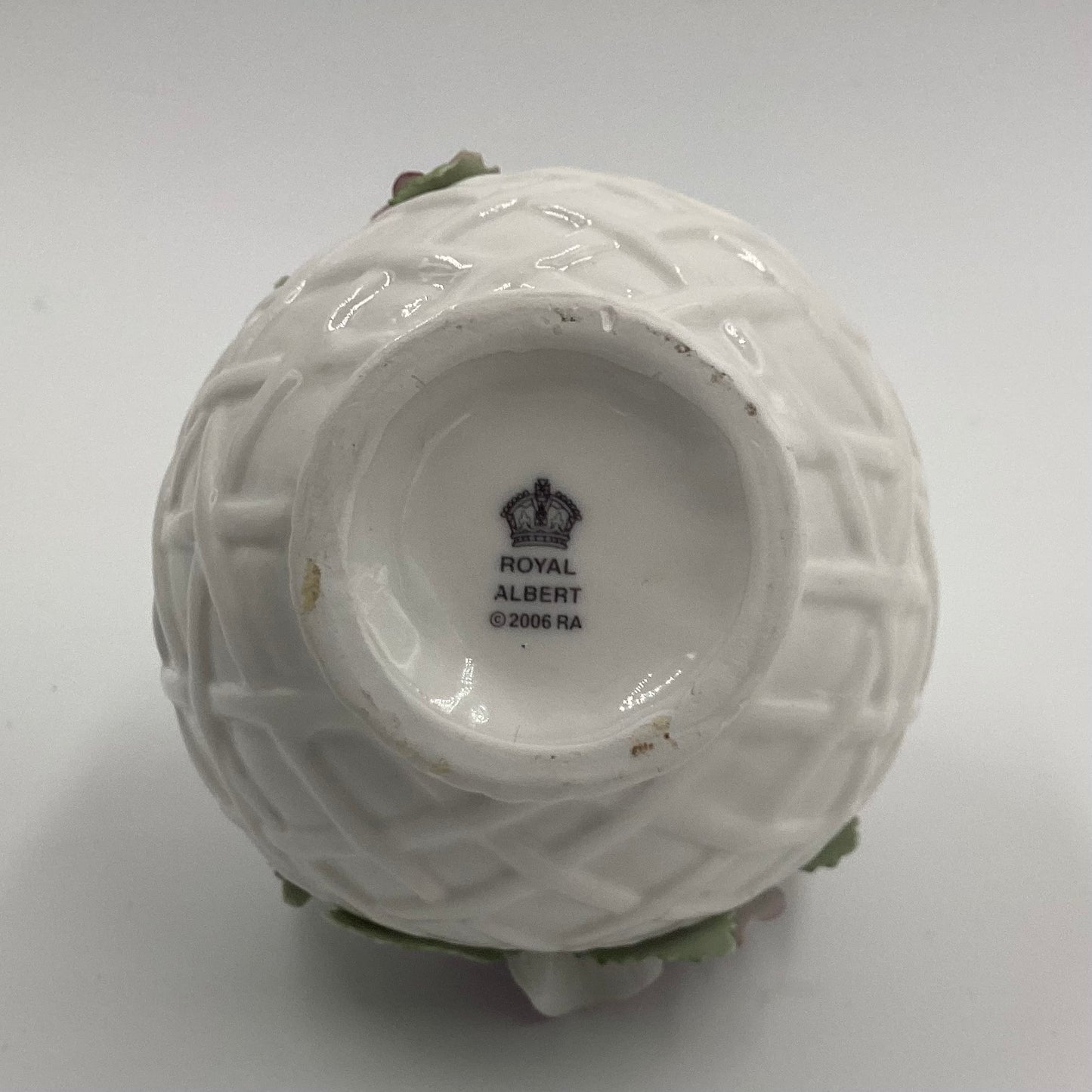 Porcelain Flower Basket