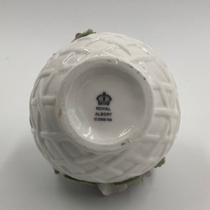 Porcelain Flower Basket