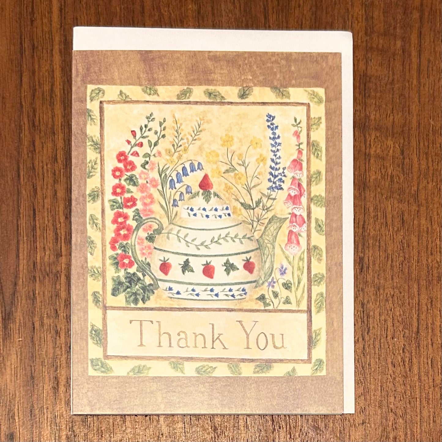 Greeting Card: Thank You Teapot