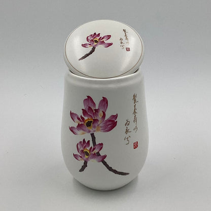 Ceramic Floral Tea Storage Container