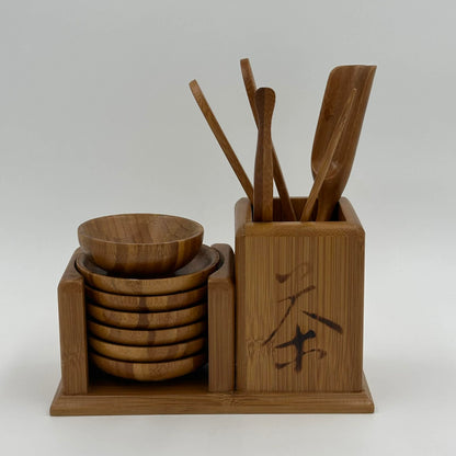 Bamboo "Cha Dao" Tea Utensil Set