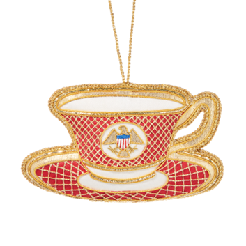 Ornament: White House Teacups