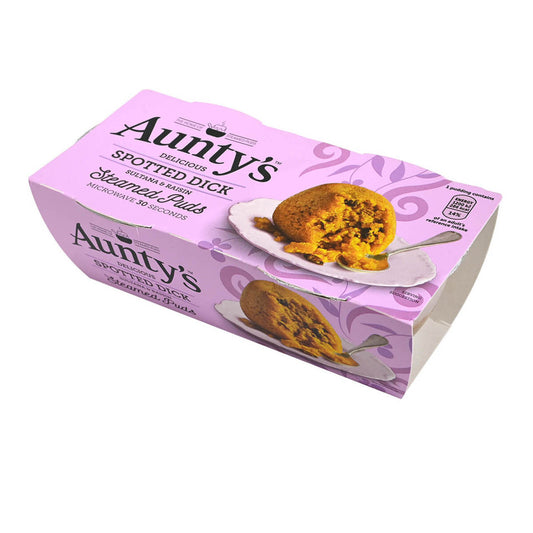 Aunty's Spotted Dick Steamed Pudding