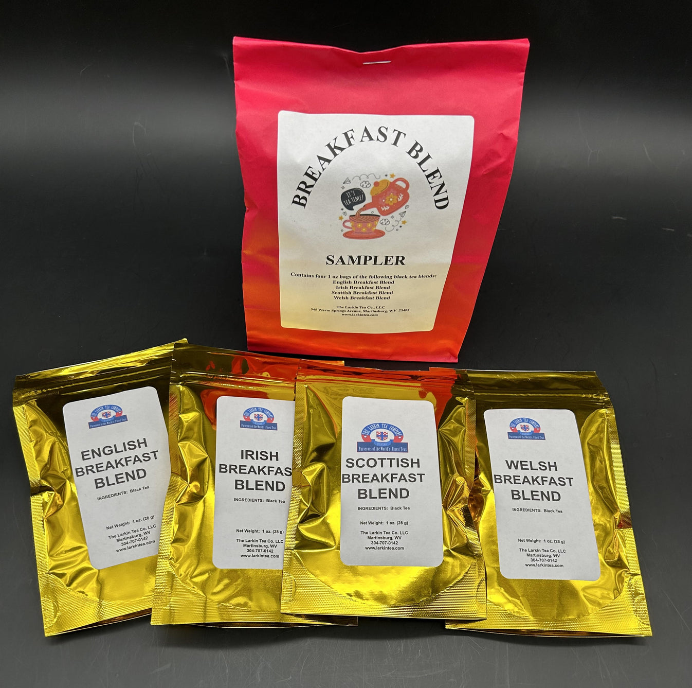 Breakfast Blend Sampler The Larkin Tea Company