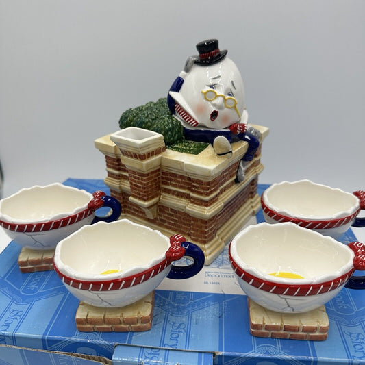 Humpty Dumpty Storybook ~ 5 Piece Tea Set For Four ~ Dept 56