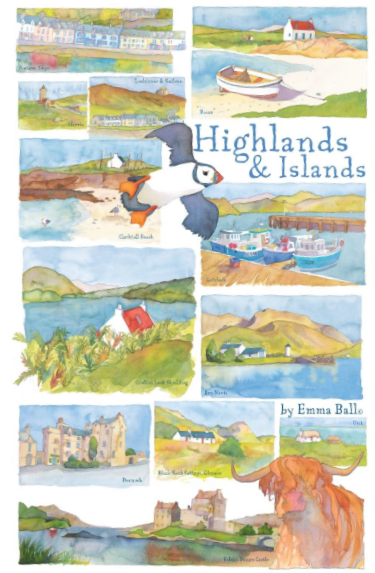 Tea Towels: Highlands and Islands