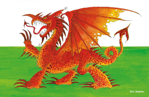 Tea Towels: Welsh Dragon