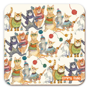 Coaster: Kittens in Mittens