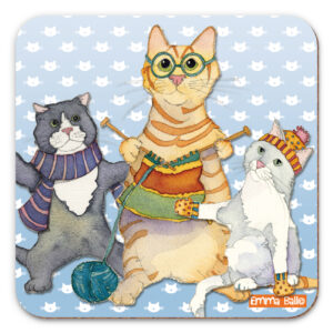 Coaster: Knitting Kittens