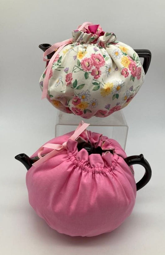 Wrap-Around Tea Cozy - Pink Floral